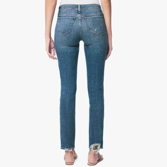 NWT Joes Jeans The Lara Mid Rise Cigarette Jeans in Scandal Medium Blue - Picture 4 of 10